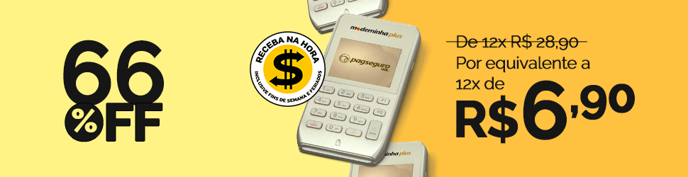 Moderninha Plus: A Maquininha com Design Moderno da PagSeguro 1 Moderninha Plus